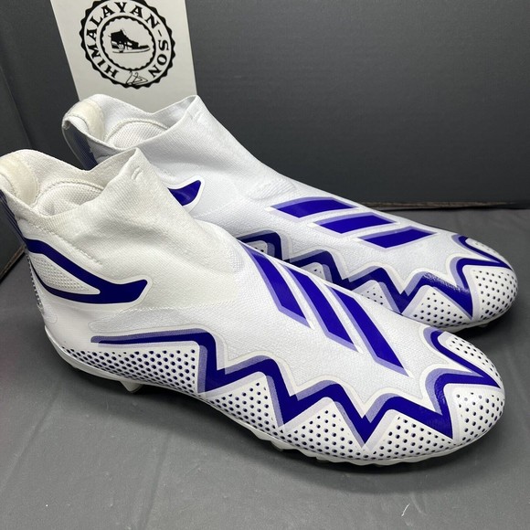 Adidas Freak Ultra 22 Boost Football Cleats White Purple GW2927 Men Sz 13.5 NEW